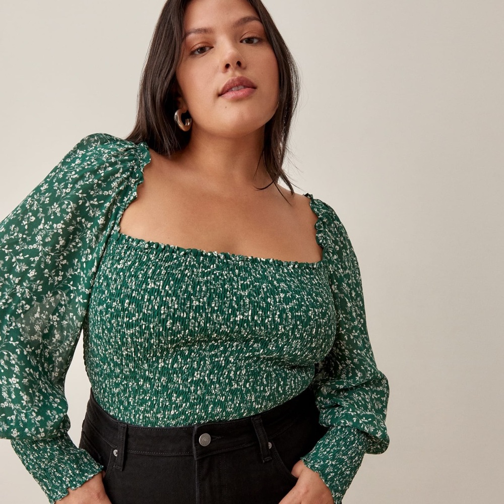 Reformation Pinto top, size 1X